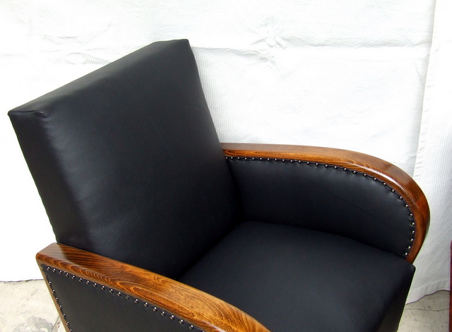 Italian leather upholstery.