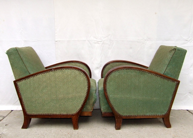 Original Art Deco club chairs.