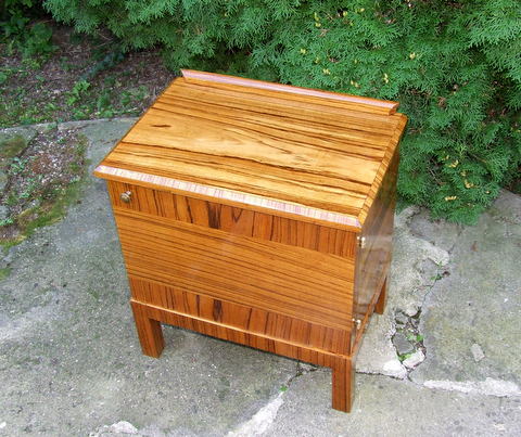 Art Deco bedside cabinet.