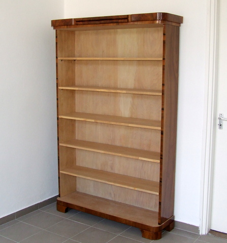 Art Deco Open Bookcase.