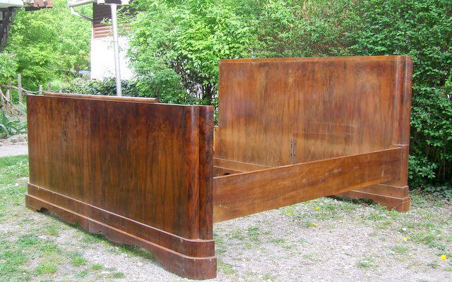 Art Deco double bed