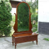 Art deco mahogany dressing table.