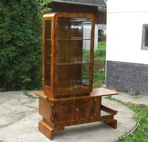 Art deco display cabinet.