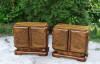 Pair of art deco bedside cabinets. Part of a complete art deco bedroom suite. Click here for more photos.